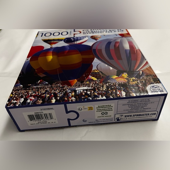 New “Big Balloon Energy” 1000 Piece Puzzle Spin Master 24” x 18” - Picture 6 of 13